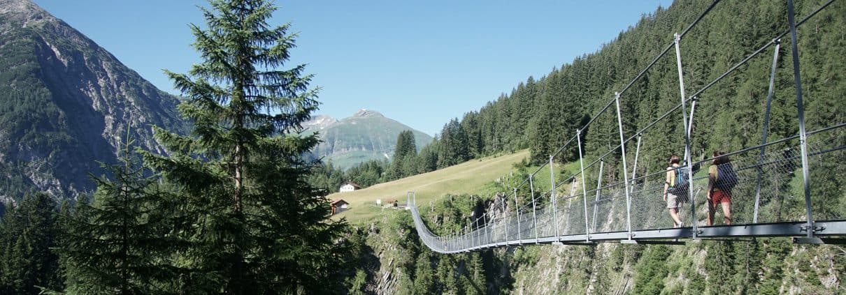 Hängebrücke in Holzgau Hängebrücke in Holzgau